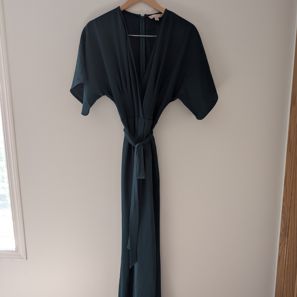 Hutch Deep Green Jumpsuit Anthropologie